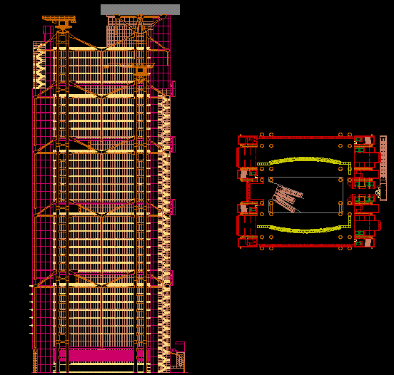 Shanghai Bank Design and Layout Plan Available in AutoCAD DWG File