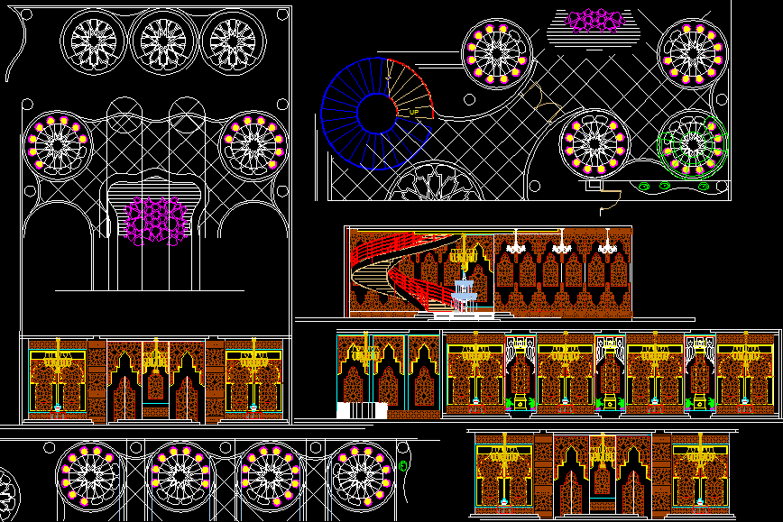 Castle DWG CAD Design Drawing Layout for Architectural Planning