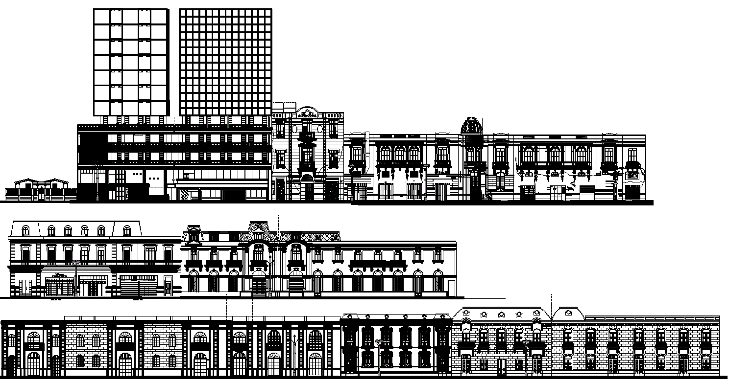 Beautiful Historical Building CAD Drawings with Detailed Design Plans