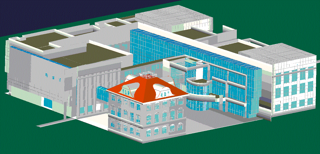 Museum by Richard Meier AutoCAD Design Drawing File in DWG Format