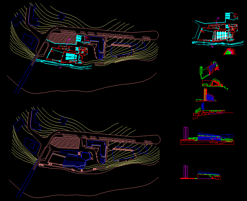 Riola Church DWG CAD Design Drawing File for Architectural Projects