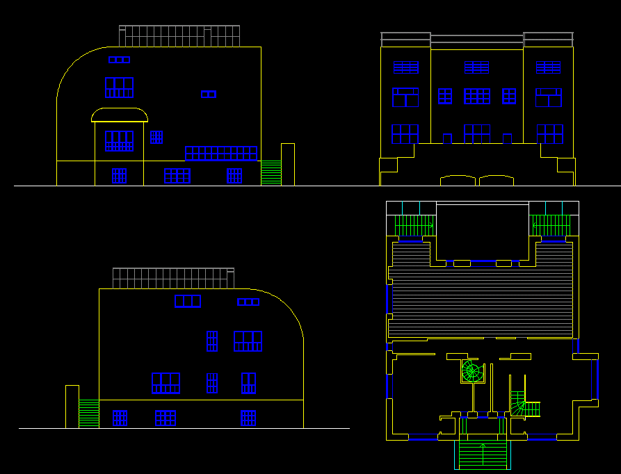 Steiner House Adolf Loos DWG CAD Design Drawing File for Architects