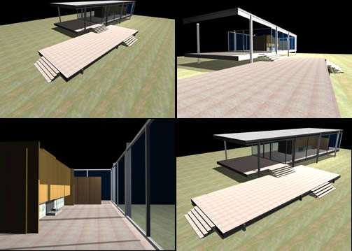 Farnsworth House DWG CAD File for Precise Architectural Layouts
