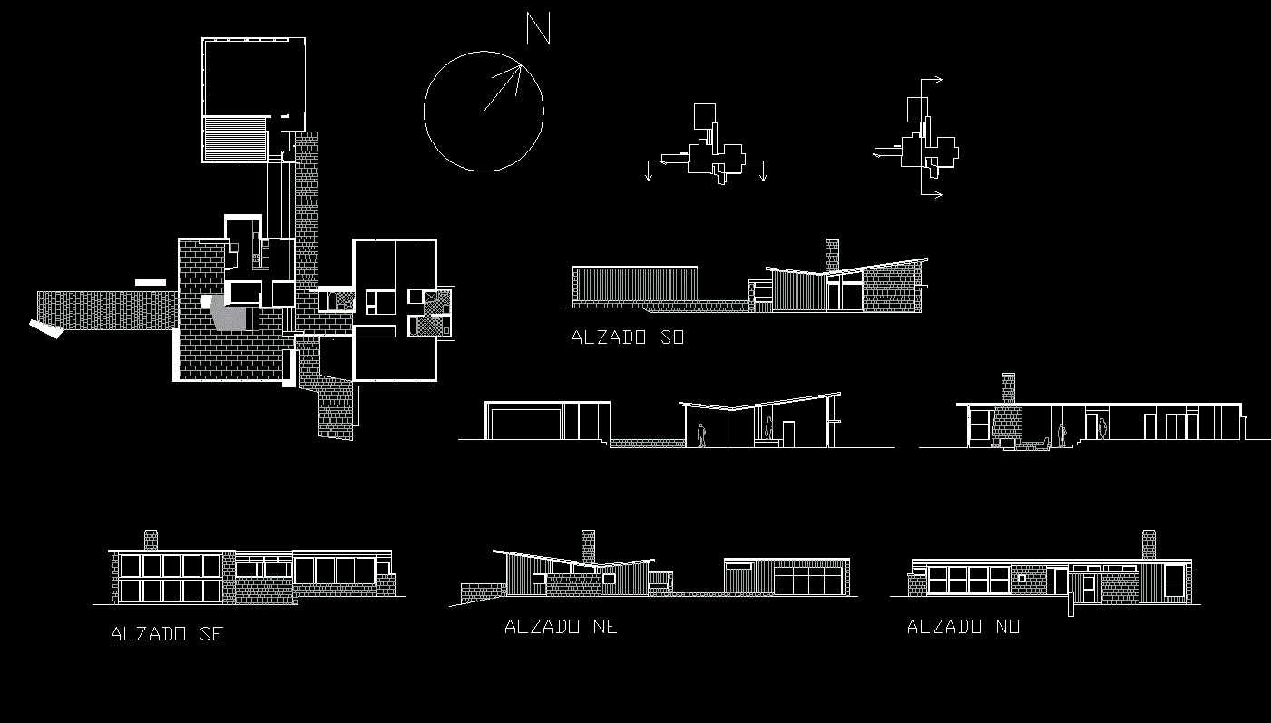 Kahn Weiss House DWG CAD Drawing File for Modern Architectural Design