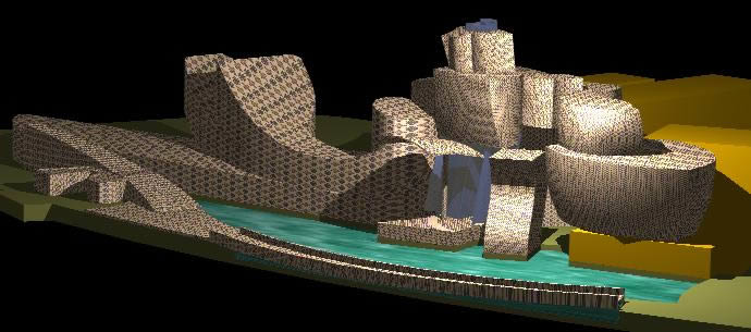 Guggenheim Museum Bilbao CAD Drawing File for Architectural Layouts