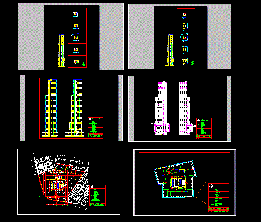 Mediapark Tower DWG CAD Design Drawing File for Architectural Layouts
