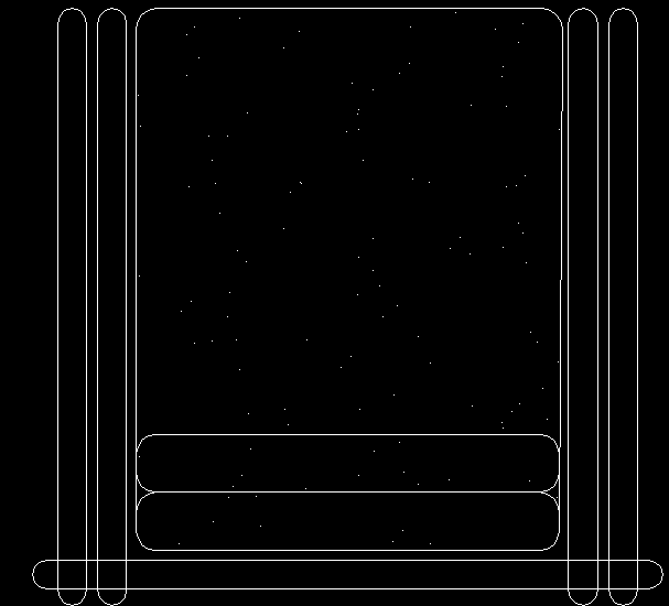 Single Sitting Sofa Set 2D CAD Drawing File for Interior Designers