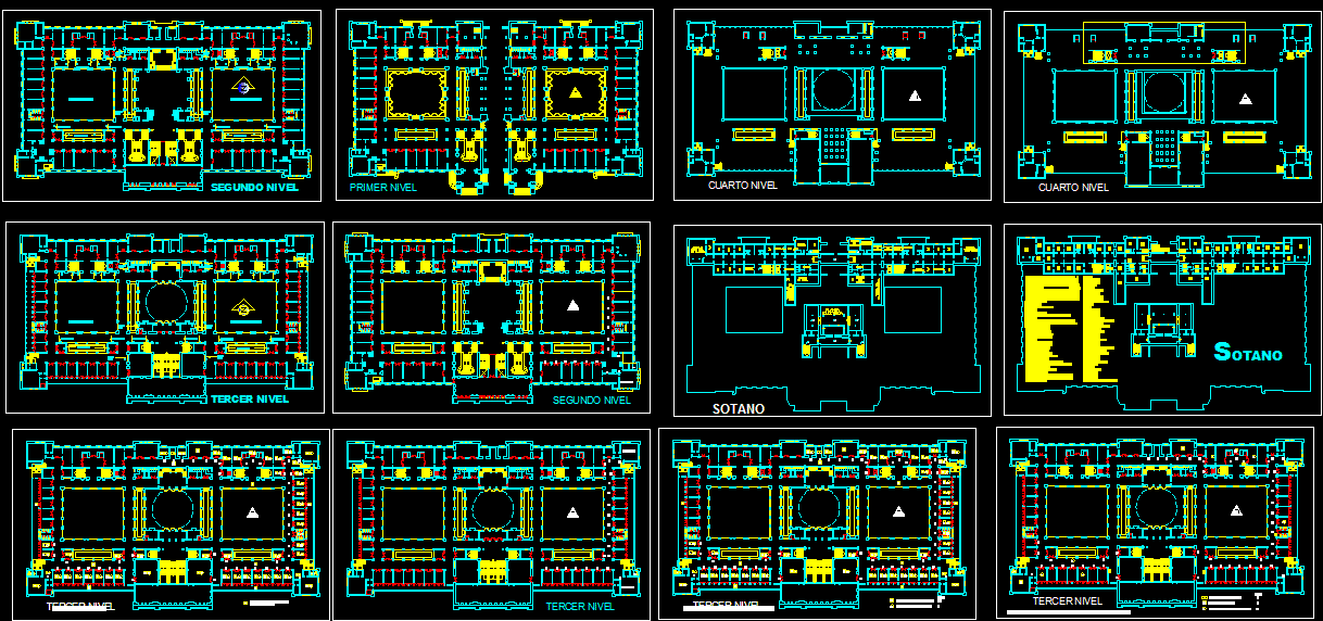National Palace Guatemala DWG CAD Drawing File for Architects