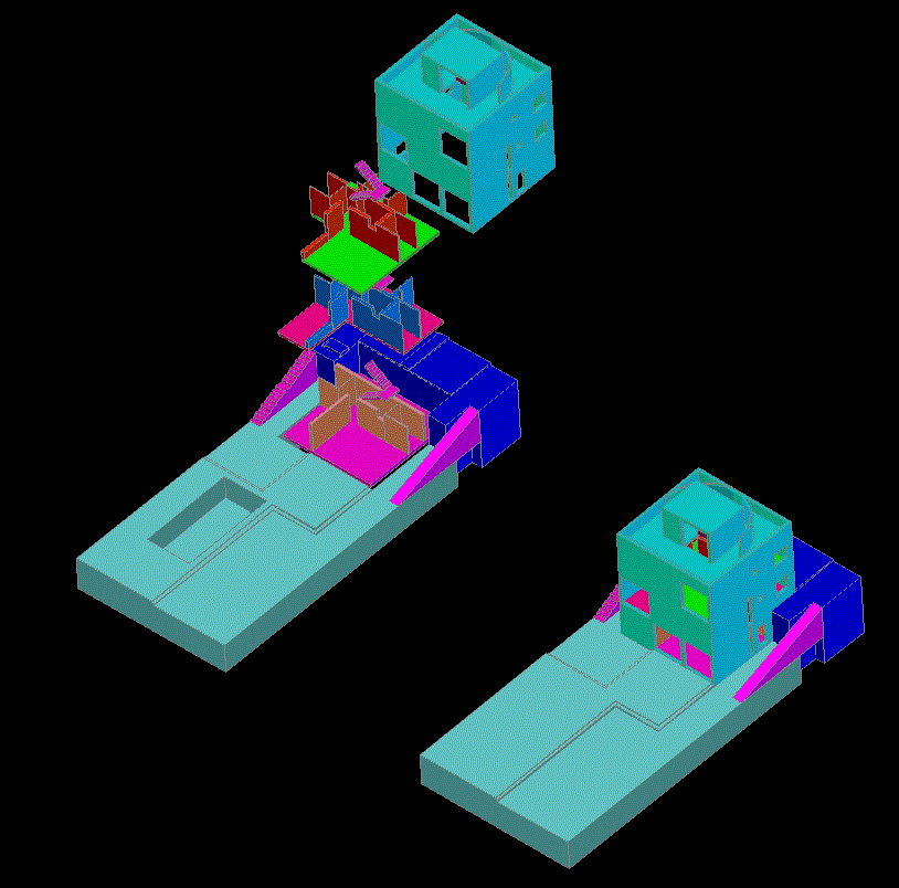 3D Turegano House DWG CAD File with Detailed Floor Plan Layouts