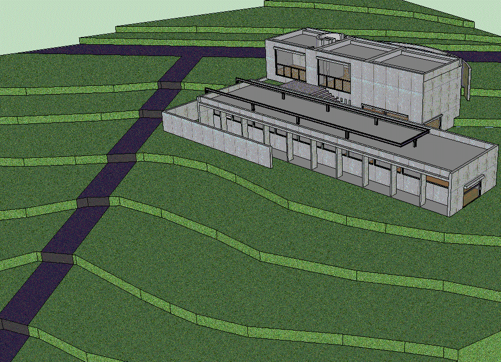 Koshino House Tadao Ando 3D AutoCAD DWG File with Model Details