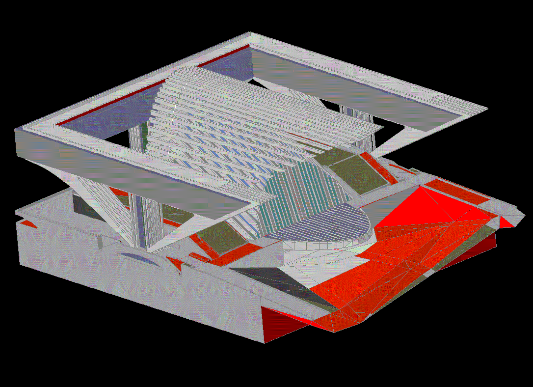 Congress Hall Santiago Calatrava 3D AutoCAD DWG Model Design