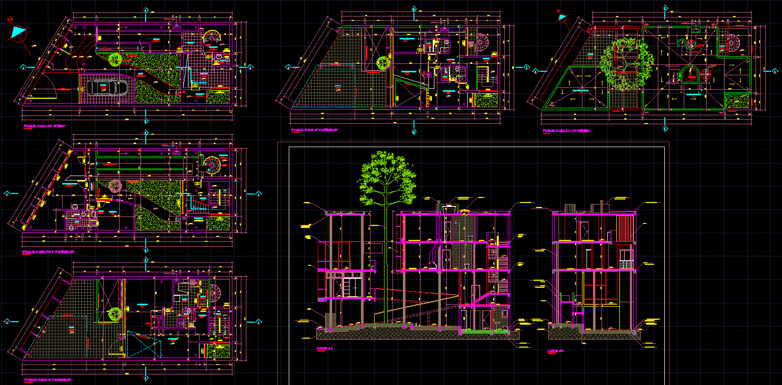 Maison Curutchet Le Corbusier AutoCAD DWG Architectural Design