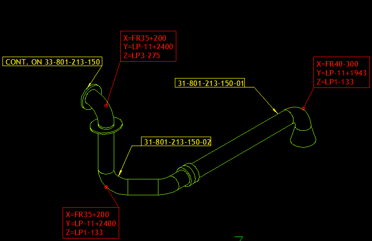 Hot Dip Galvanized Plumbing layout Design in CAD Drawing File