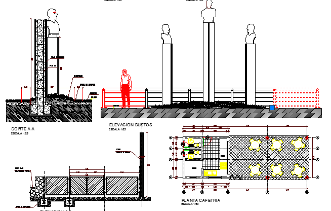 Urban bustos architecture project dwg file