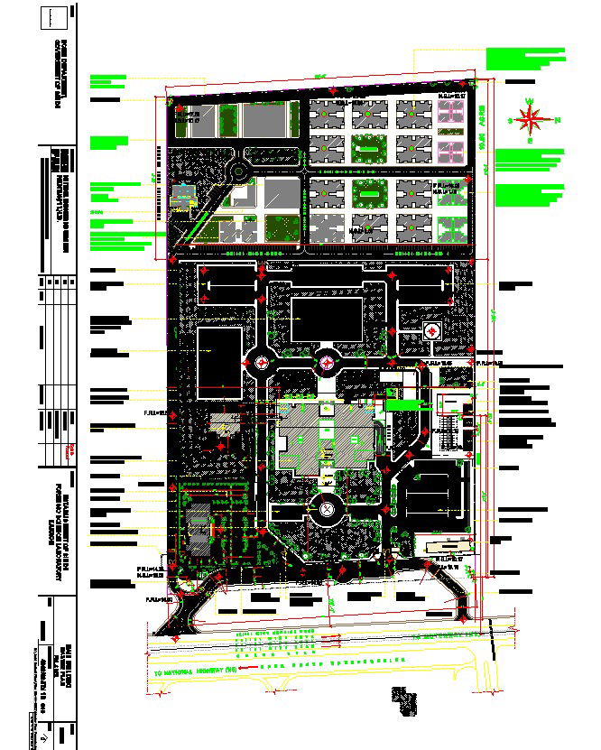 Urban Planning Master Plan Cad Drawing