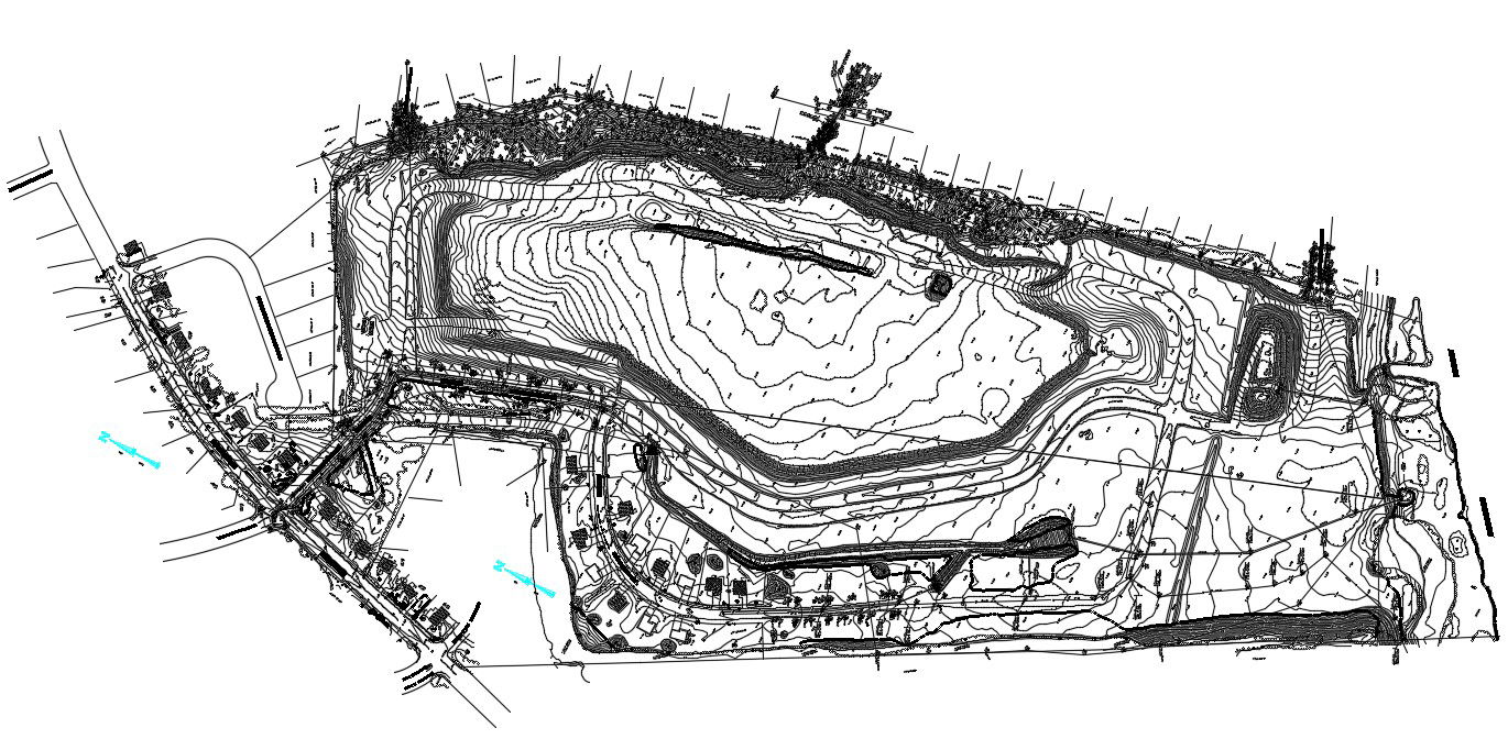 Urban Town Planning CAD Drawing Download DWG File
