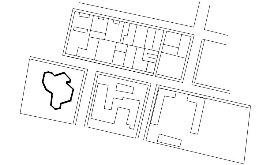Urban planning in detail AutoCAD drawing, dwg file, CAD file