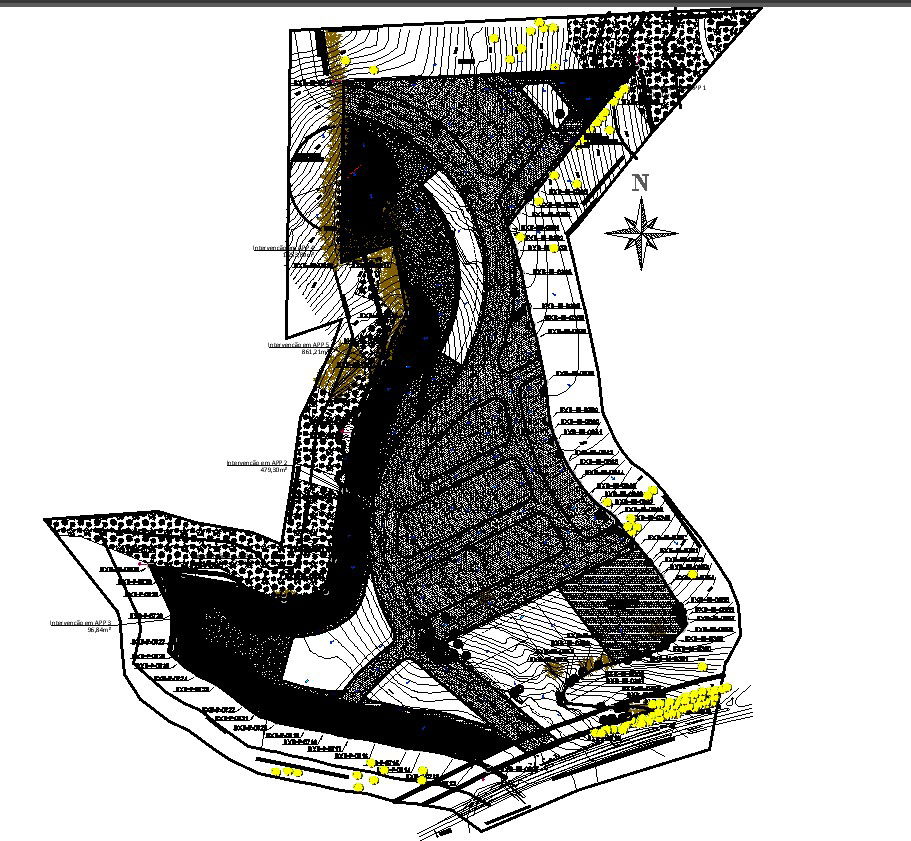 Urban planning map in dwg AutoCAD file. | Planning maps, Urban planning, AutoCAD