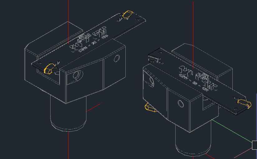 VDI block with parting blade