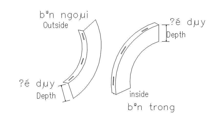 VERTICAL FITTING DIVIDER STRIP design in detail AutoCAD drawing, dwg file, CAD file
