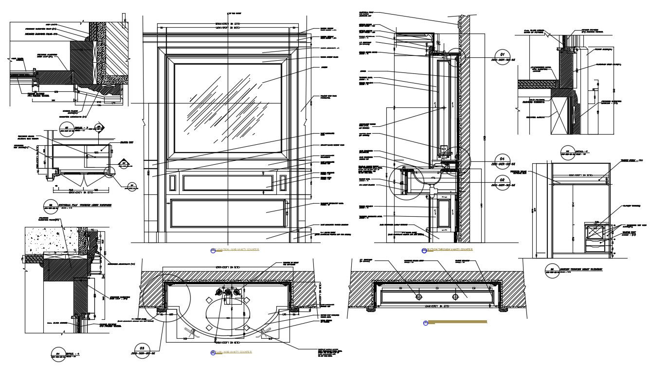 Vanity Counter AutoCAD File