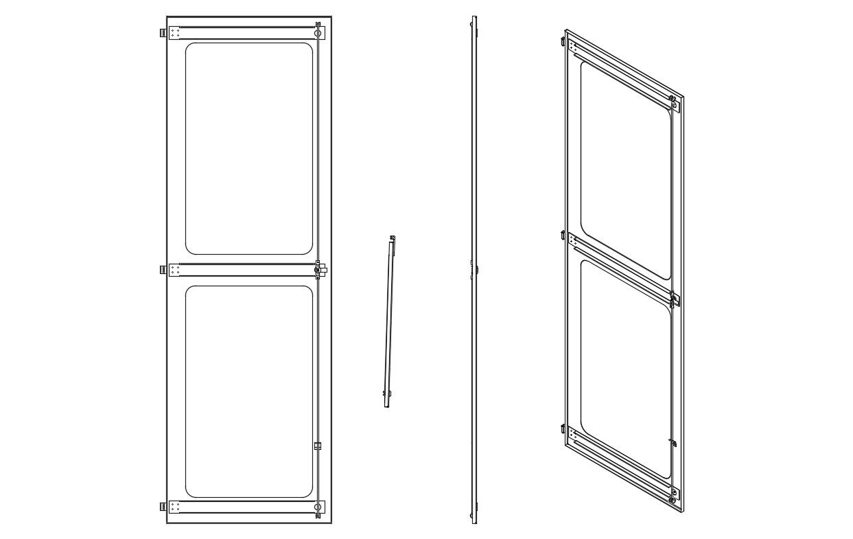 Various Door Blocks Elevation Design 2d CAD AutoCAD File Free Download