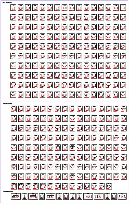 Various Types of Drainage Systems in AutoCAD DWG Files