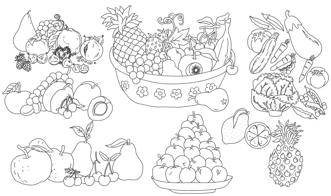 Vegetable & fruit Block Design