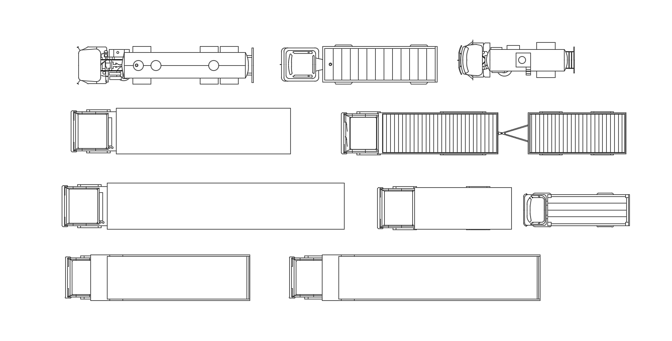 Vehicle designs are given in this Autocad drawing file. Download now.