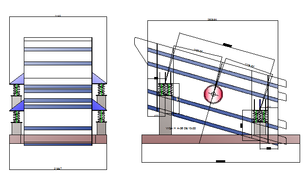 Vibration sieve details dwg file