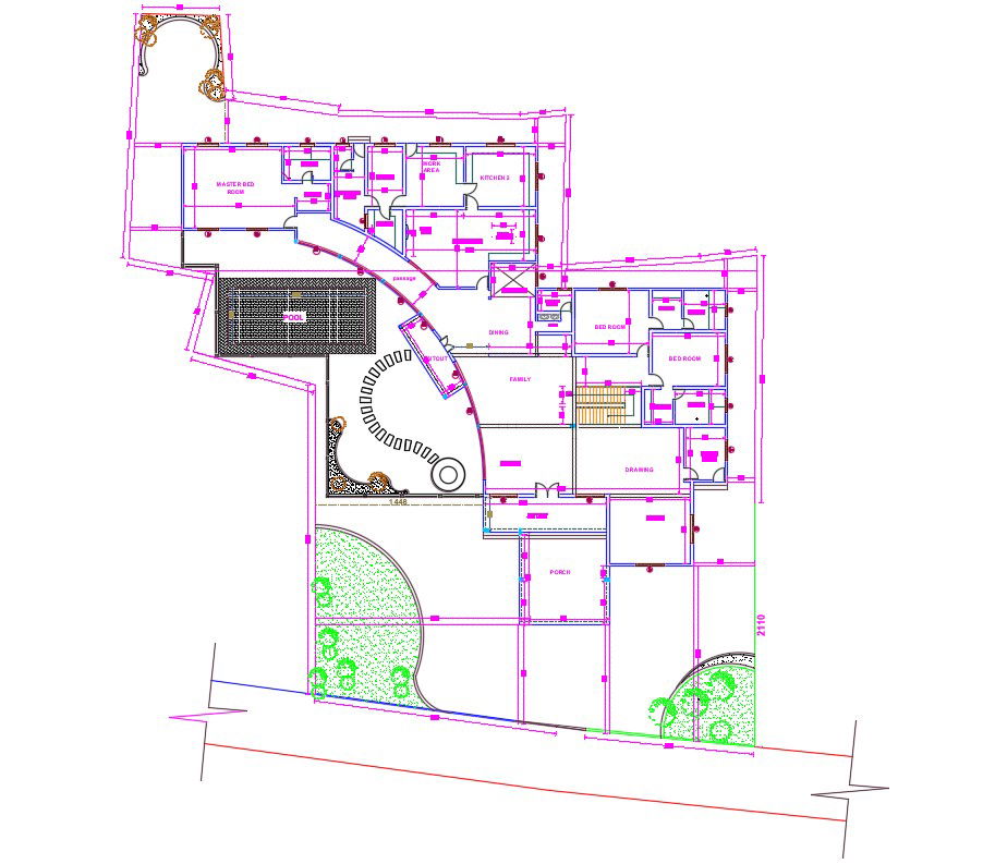 Villa plan design 