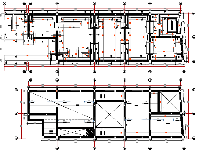 Village Style Housing Project Section Details dwg file