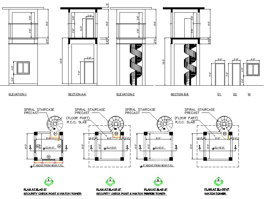 Visualize Your Watch Tower with Our Autocad DWG File