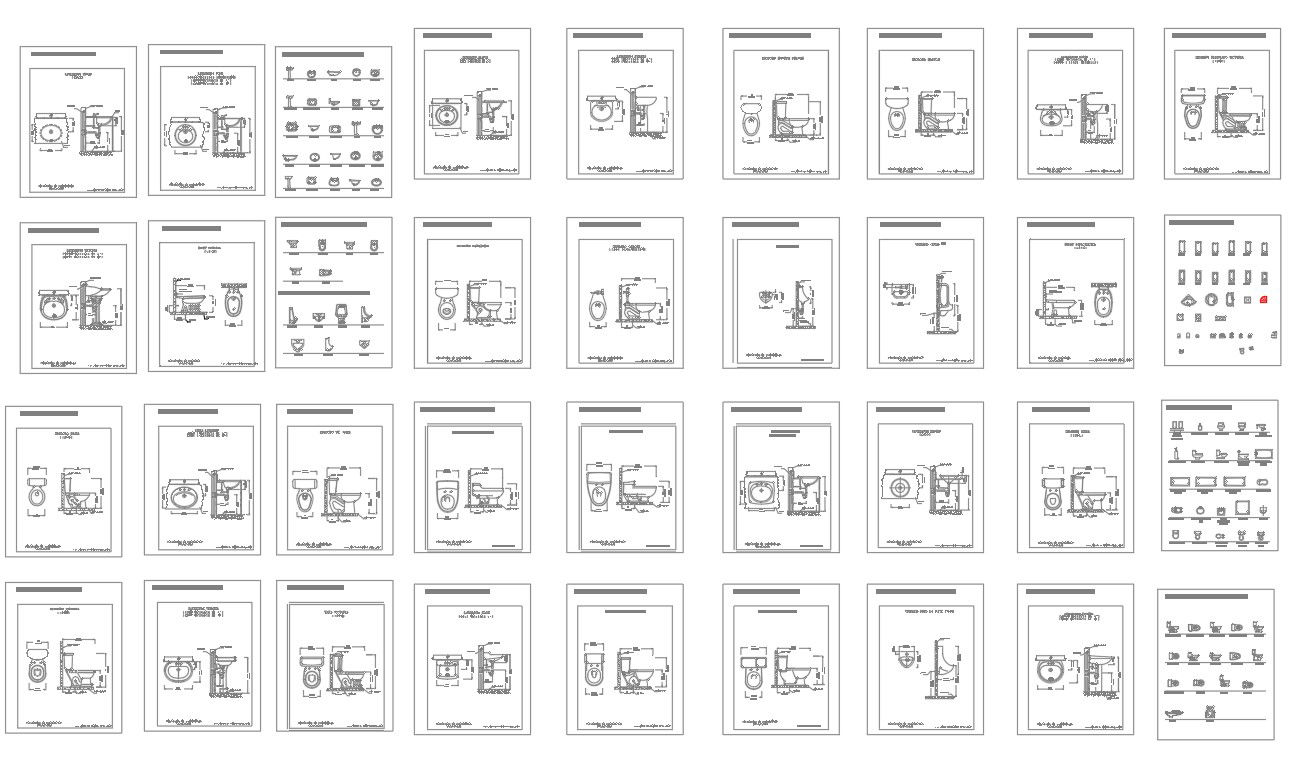 W.C & Basin Block File