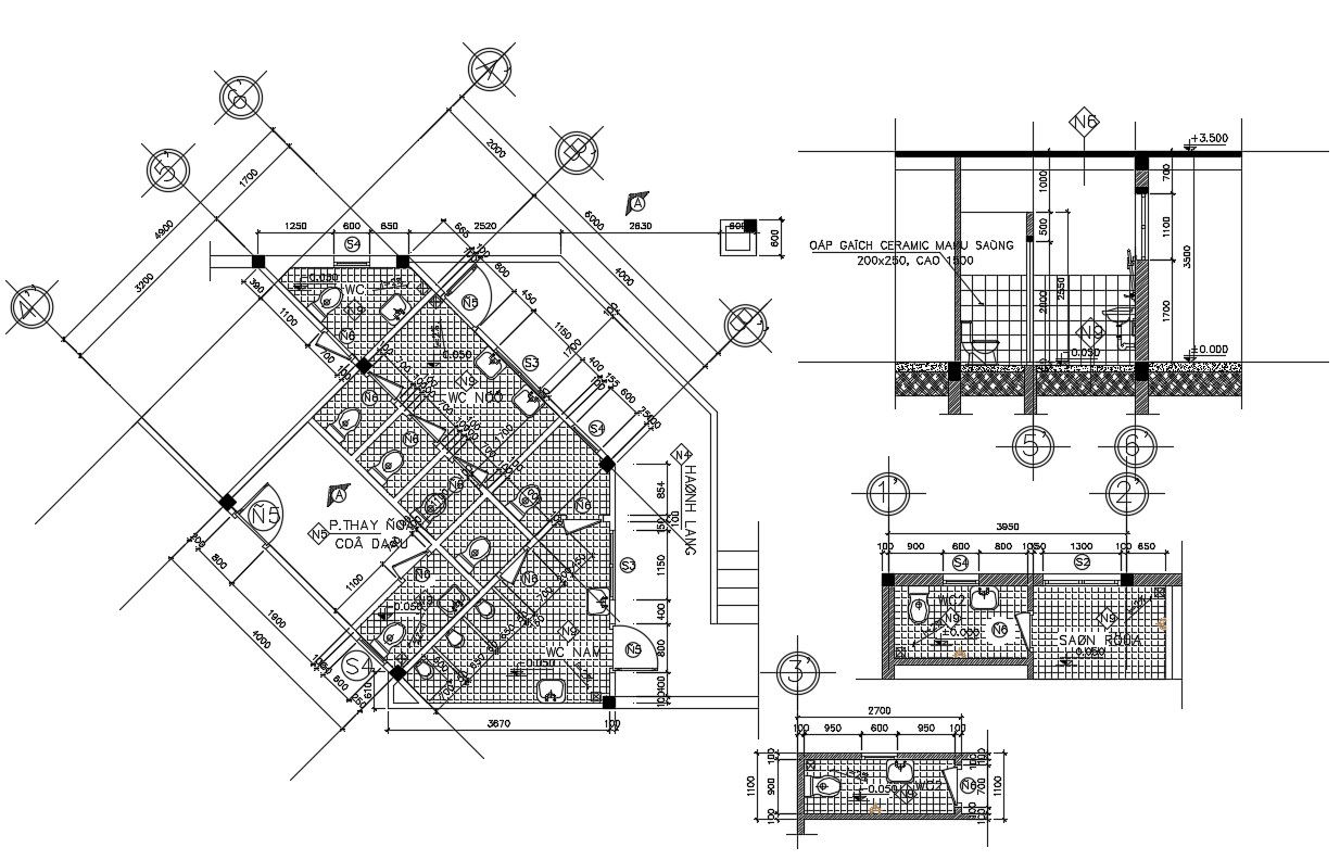 WC Plan CAD Drawing Download