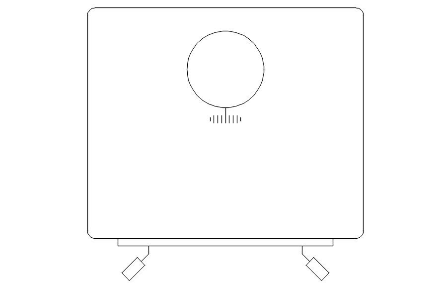 WOOD STOVE design in detail AutoCAD drawing, dwg file, CAD file
