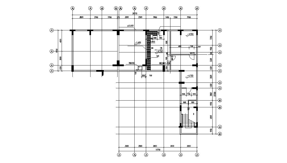 Wall Design Layout Plan AutoCAD Drawing
