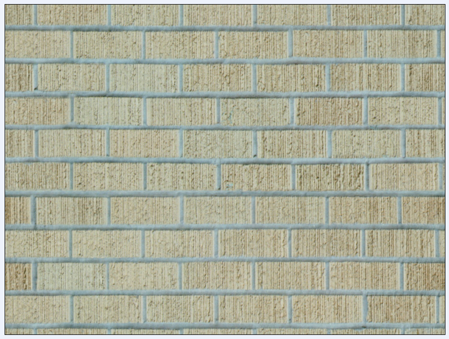 Wall of bricks colored textured