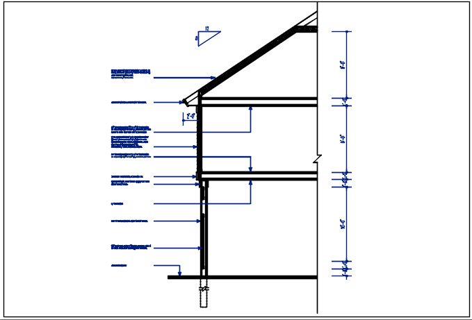 Wall section plan view detail dwg files