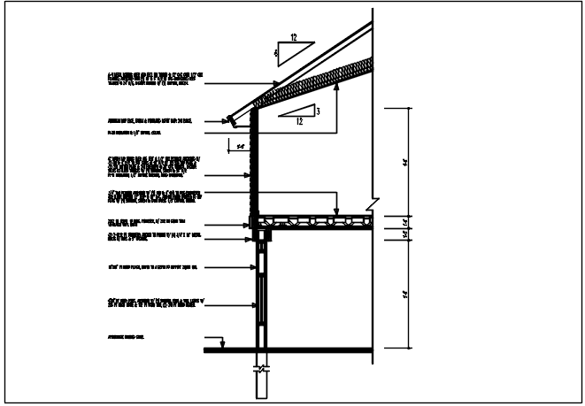Wall section plan view detail dwg files