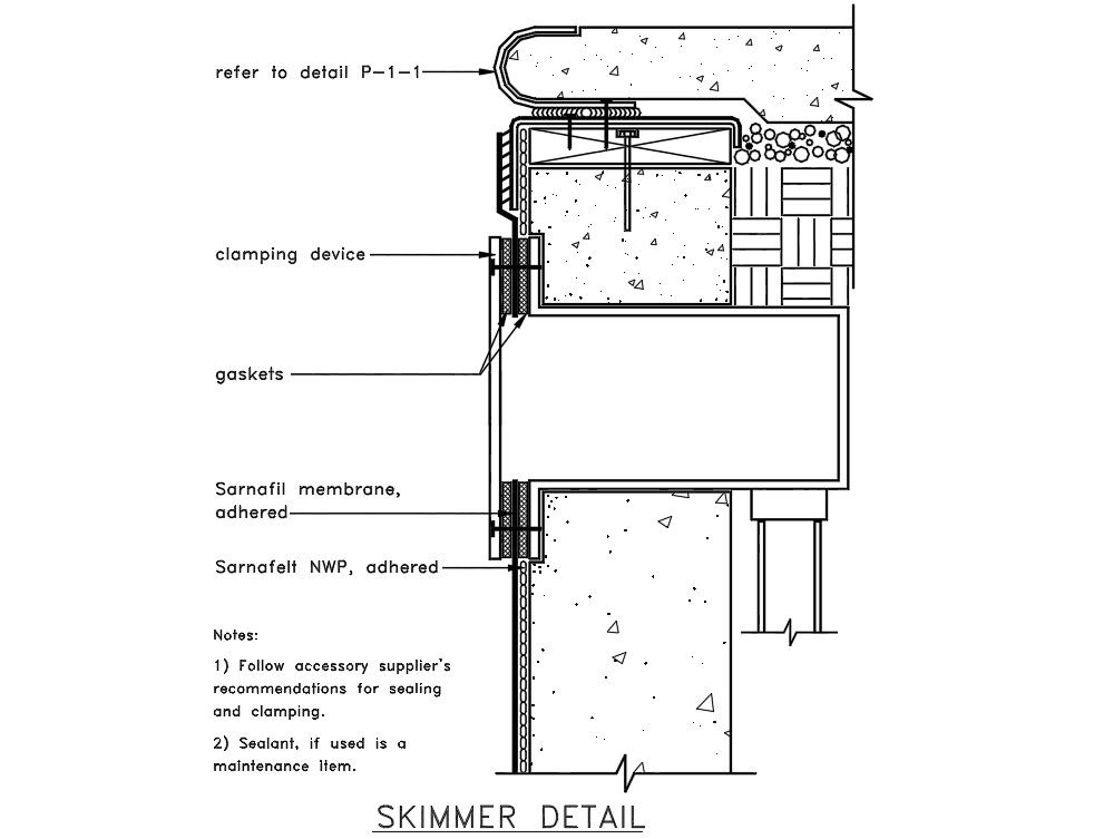 Wall structure details