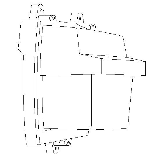 Wall Type Light design in AutoCAD 2D drawing, dwg file, CAD file