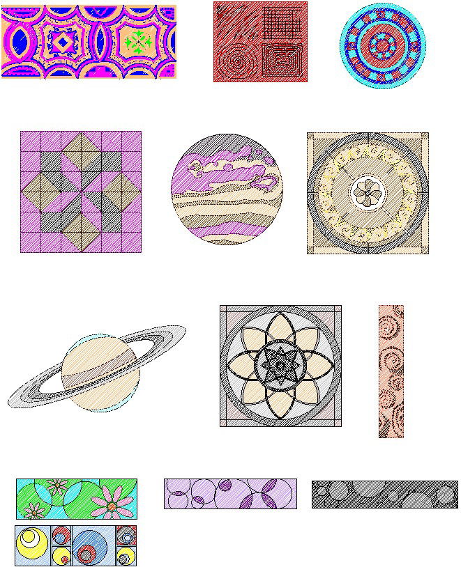 Wall design details for bedroom