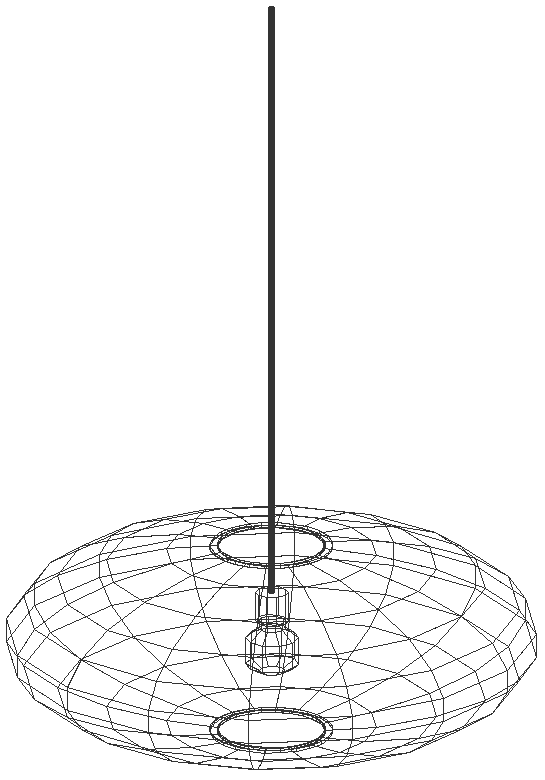 Wall hanging lamp details dxf autocad drawing .
