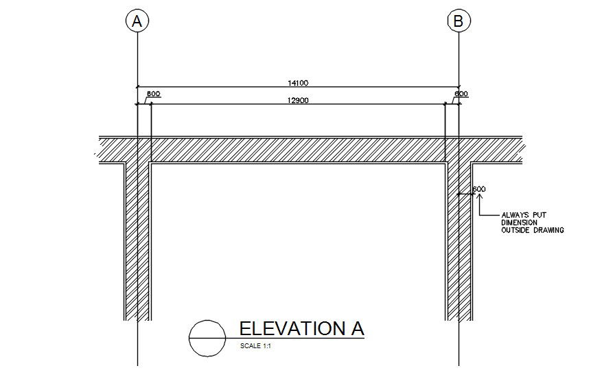 Wall section design in detail AutoCAD drawing, dwg file, CAD file