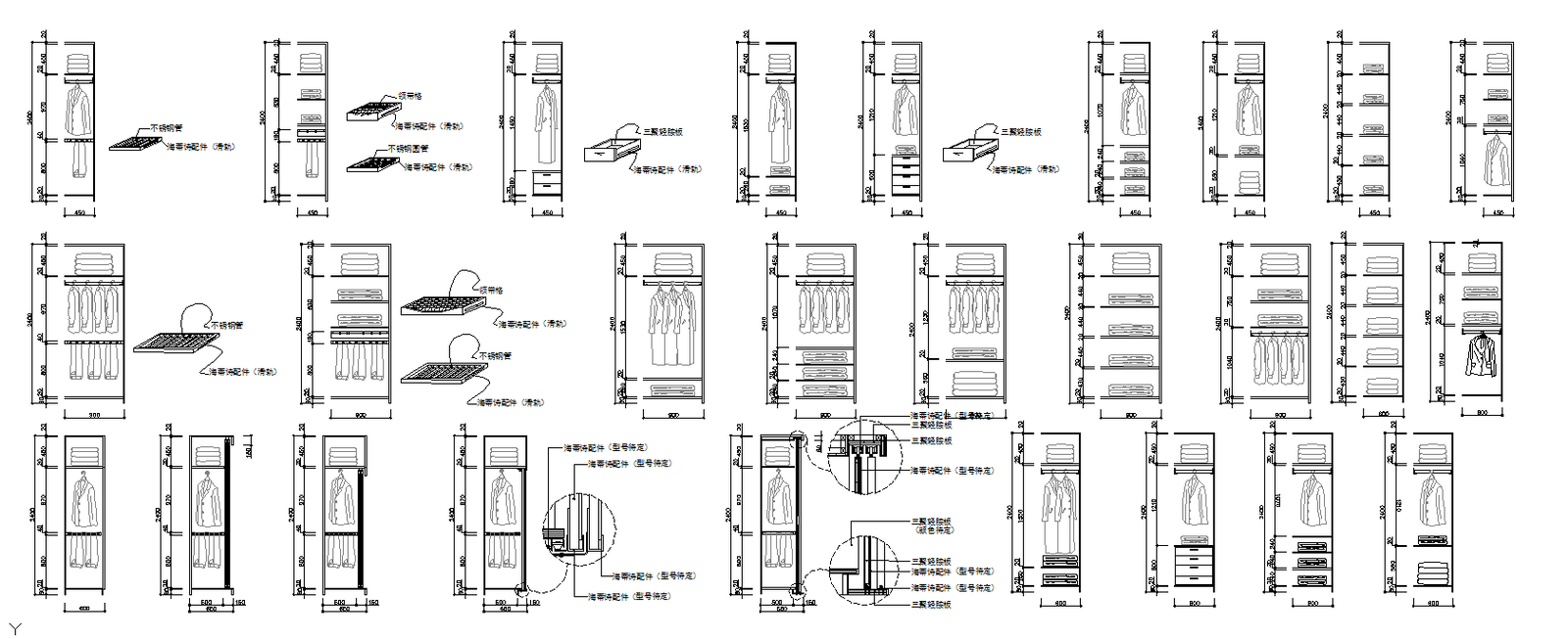 Wardrobe Elevation design