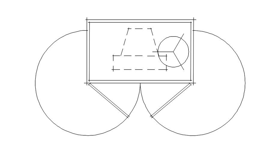 Wardrobe design in detail AutoCAD drawing, dwg file, CAD file