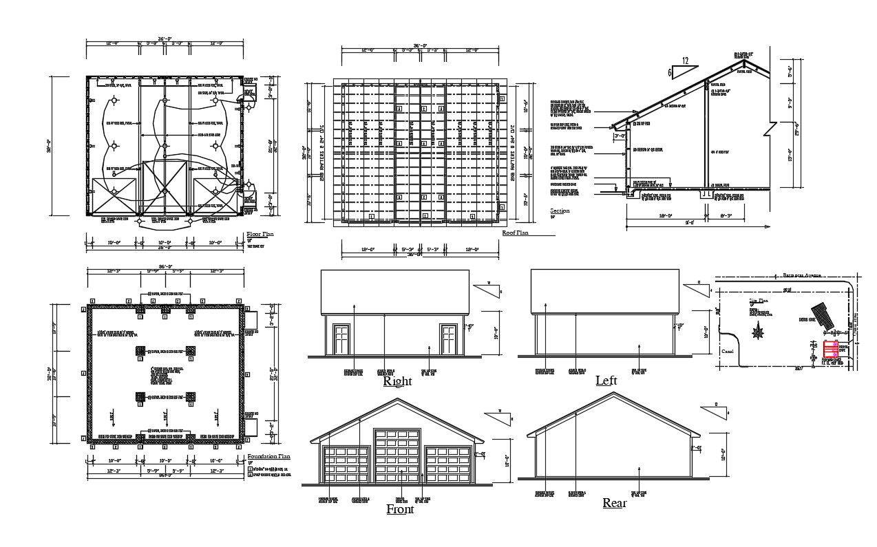 Comprehensive Warehouse Building Plan DWG File for AutoCAD Projects
