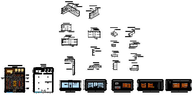 Ware house for women's wear design drawing