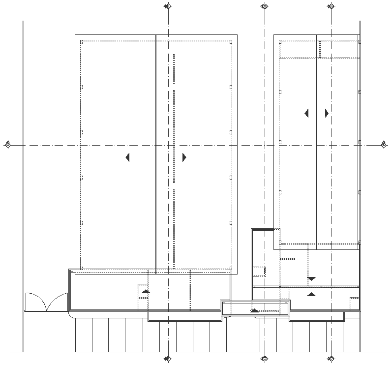 Warehouse wall detail DWG AutoCAD drawing